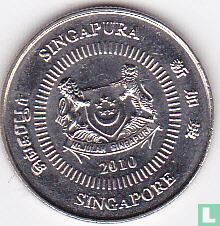 Singapore 10 cents 2010 - Image 1
