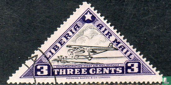 First Airmail Service