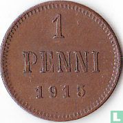 Finlande 1 penni 1915 - Image 1