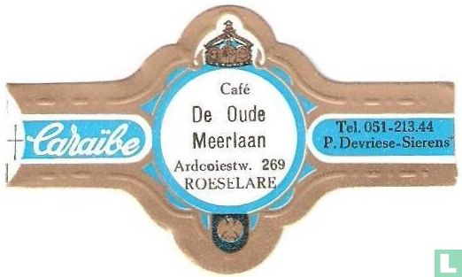 Café De Oude Meerlaan Ardcoiestw. 269 Roeselare - Tel. 051-213.44 P. Devriese-Sierens - Image 1