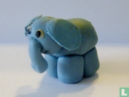 Elephant, blue