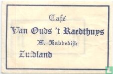 Café van Ouds 't Raedthuys