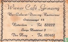 Wiener Café "Grinzing" Bar Cabaret Dancing Restaurant