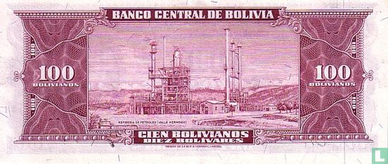 BOLIVIE 100 Bolivianos - Image 2