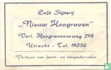Café Slijterij "Nieuw Hoograven"