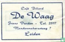 Café Billard De Waag
