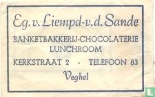 Eg. v. Liempd v.d. Sande Banketbakkerij Chocolaterie Lunchroom