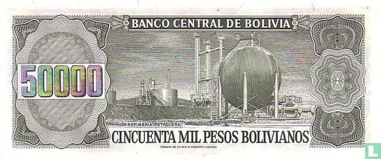 Bolivia 50.000 Pesos Bolivianos - Afbeelding 2