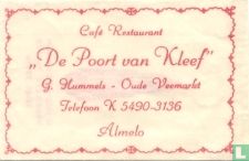 Café Restaurant "De Poort van Kleef"