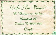 Café "De Beurs"