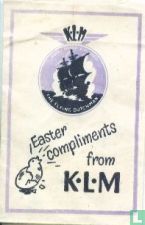 Easter Compliments from K.L.M.