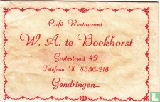 Café Restaurant W.A. te Boekhorst
