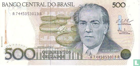 Brasilien 500 Cruzeiros - Bild 1