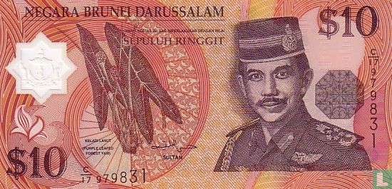 Brunei 10 Ringgit 1998 - Bild 1