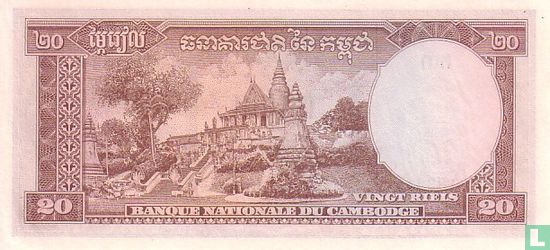 Cambodge 20 Riels  - Image 2