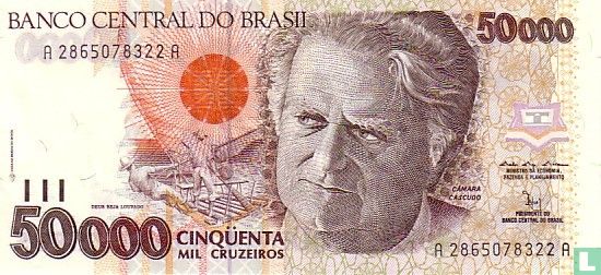 50,000 Cruzeiros Brasil - Image 1
