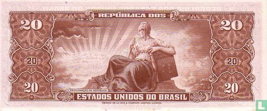 BRESIL 20 Cruzeiros - Image 2