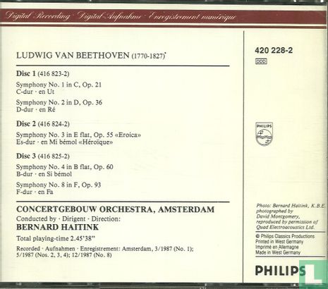 Beethoven, Ludwig van: Symphonies 1-4 & no. 8 - Image 2
