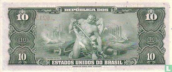BRESIL 10 Cruzeiros - Image 2