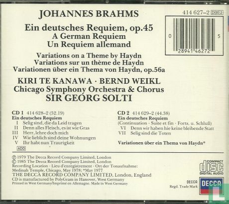 Brahms, Johannes:  Ein Deutsches Requiem - Bild 2