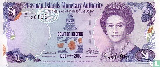 Cayman Islands 1 Dollar - Image 1