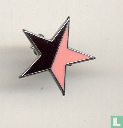 Zwart-roze ster