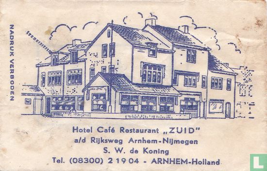 Hotel Café Restaurant "Zuid"  - Bild 1