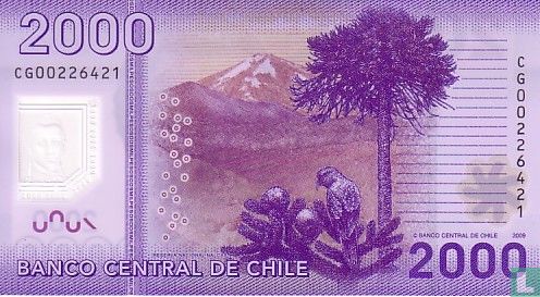 Chile 2000 Pesos  - Image 2