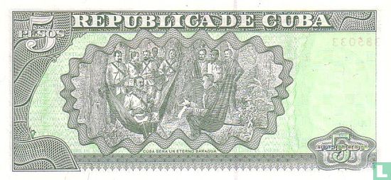 CUBA  5 Pesos 2006 - Image 2