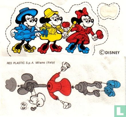 Minnie Mouse met castagnetten - Afbeelding 3