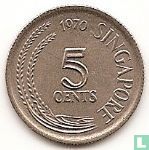 Singapour 5 cents 1970 - Image 1
