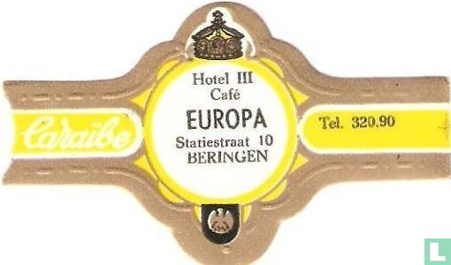 Hotel III Café Europa Statiestraat 10 Beringen - Tel. 320.90 - Image 1