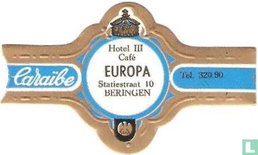 Hotel III Café Europa Statiestraat 10 Beringen - Tel. 320.90  - Image 1
