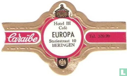 Hotel III Café Europa Statiestraat 10 Beringen - Tel. 320.90   - Bild 1