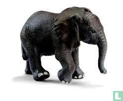 Young African Elephant (Grey)