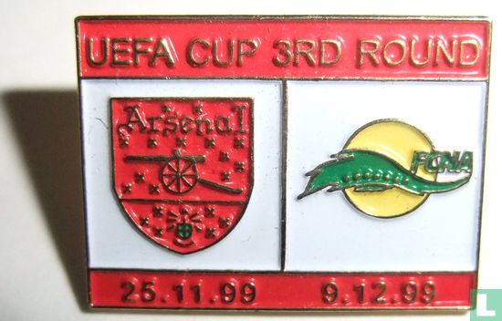UEFA Cup 3rd Round Arsenal FCNA 25.11.99 9.12.99