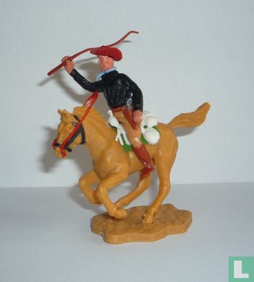 Cowboy te paard - Afbeelding 1