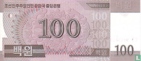 North Korea 100 Won 2008 - Image 2