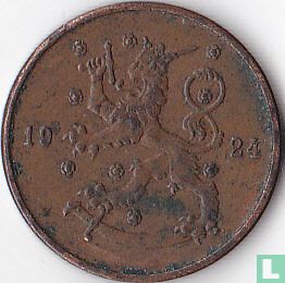 Finlande 10 penniä 1924 - Image 1