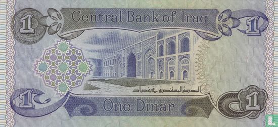Irak 1 Dinar - Afbeelding 2