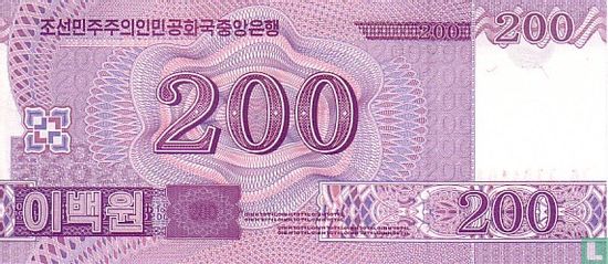 North Korea 200 Won - Image 2