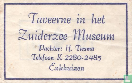Taveerne in het Zuiderzee Museum  - Image 1