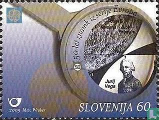 50 ans de timbres de l'Europe  