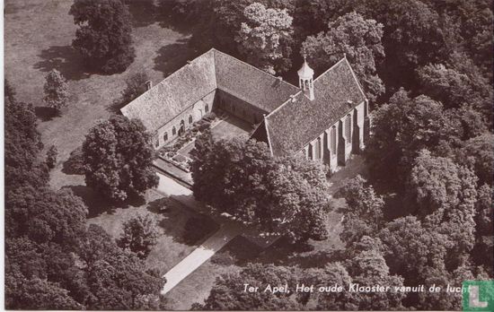 Het oude Klooster vanuit de lucht