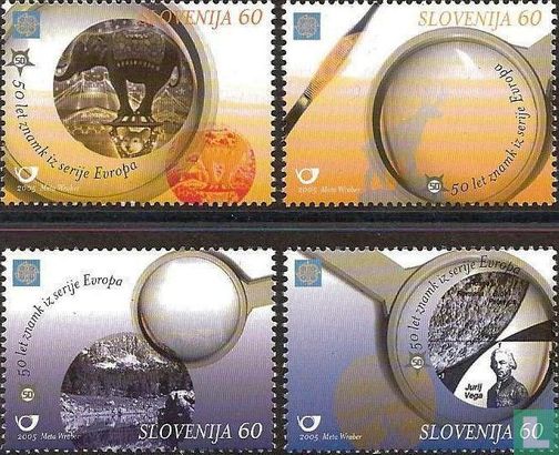 50 ans de timbres de l'Europe  
