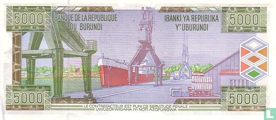 Burundi 5.000 Francs 2005 - Afbeelding 2