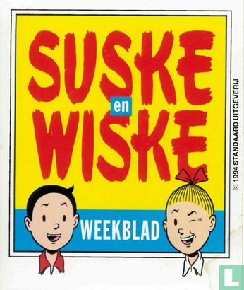 Suske en Wiske weekblad sticker