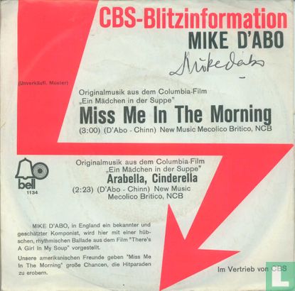 Miss Me in the morning - Afbeelding 1