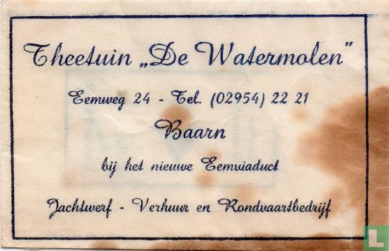 Theetuin "De Watermolen" - Image 1