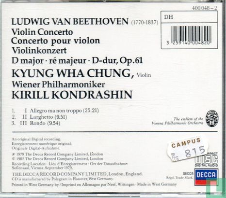 Violin Concerto D Major - Afbeelding 2